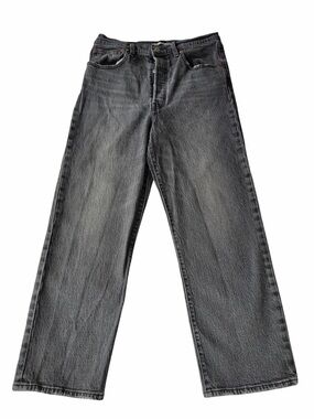 Levi’s Premium Denim Classic Ribcage Straight Ankle Jeans gray size 30